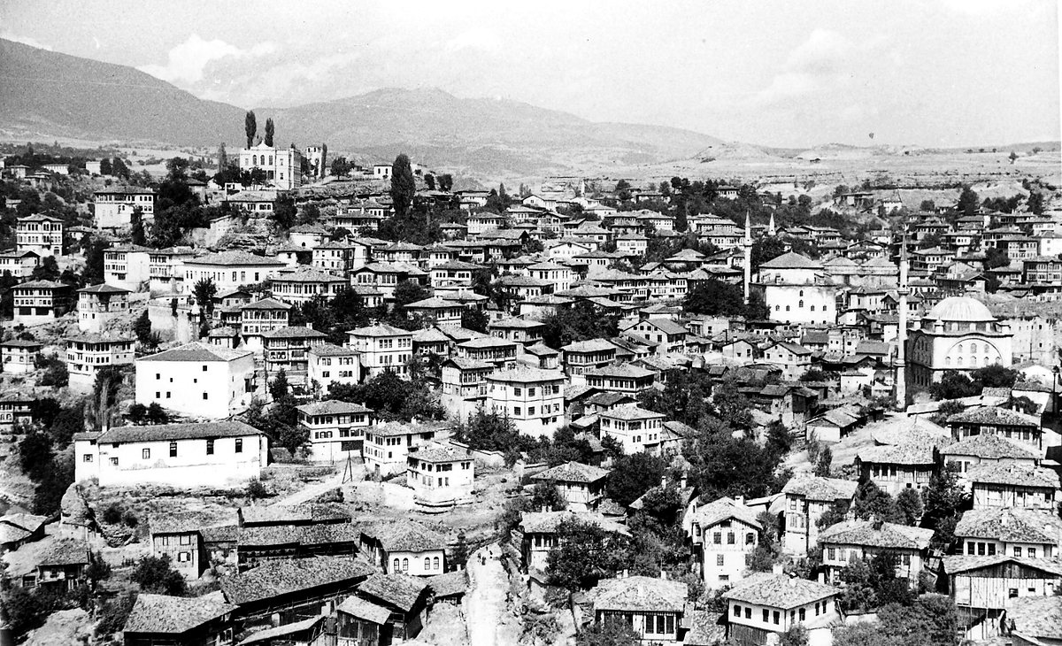 Safranbolu Çarşı'nın eski bir fotoğrafı